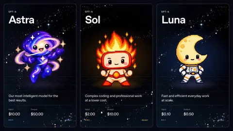 OpenAI 发布 GPT-6 Sol 与 Luna:能力大幅提升 价格砍半